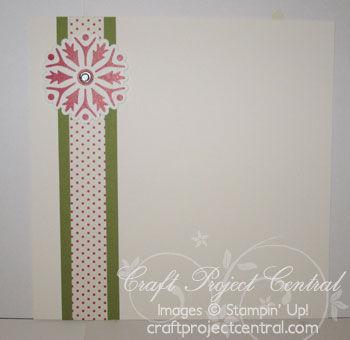 Olive card stock, Gold Elastic Cord, Stampin Dimensionals.