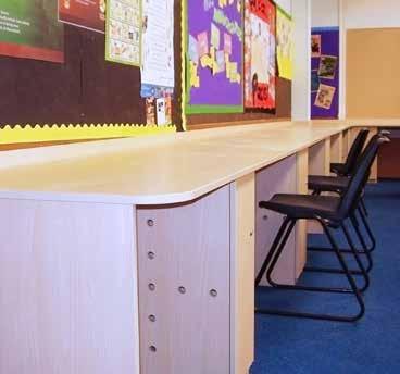 Bootham School - Bootham wanted a library study area, so we created units where four people can sit and study individually or in a