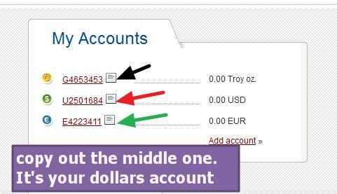 When you log into your account, you will see the image above. Your account is given in 3 different currencies. But, the one we need is the USD (United state dollars).