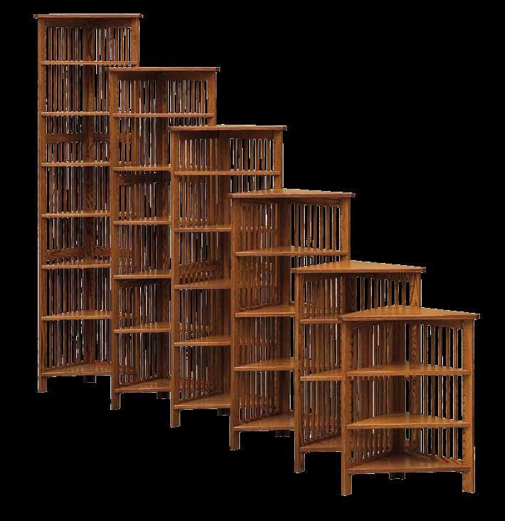 Adjustable Shelves 1344-48"h Corner - 3 Adjustable Shelves 18 1 2" 1345-60"h Corner