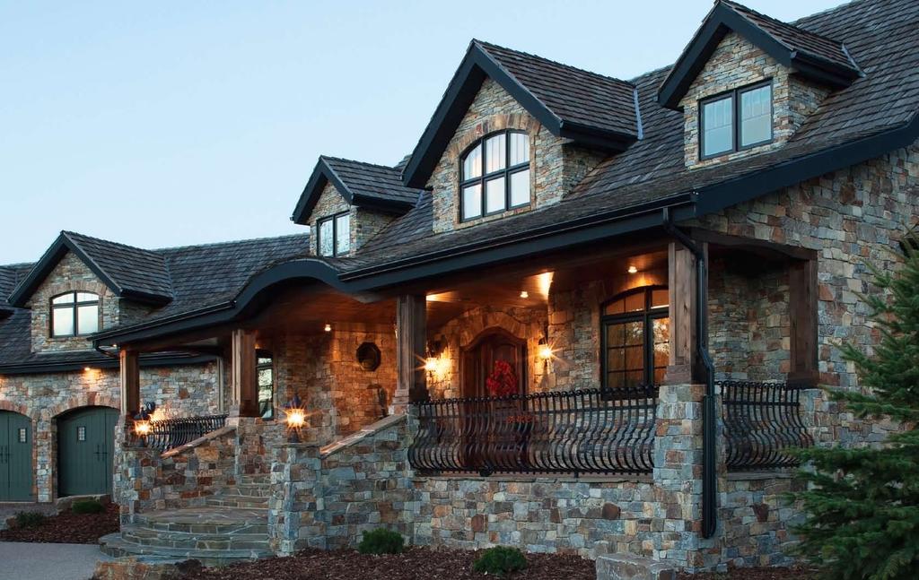 This exquisite project is adorned with Kintla blend; a combination of three of our most popular Chief Cliff Stones, McGregor Lake, Moose Mountain and a splash of Montana Antique.