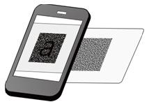 codes, as shown in Figure 5. Furthermore, we expect our approach will be adaptable to decrypting text by simply looking at an encrypted image through wearable glasses-like devices. Figure 5. A potential example of decryption using a digital device.