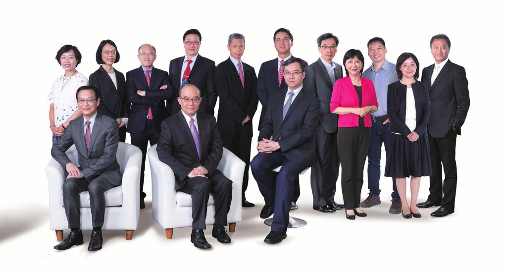 MEMBERS OF 081 FROM LEFT FRONT ROW Mr Wai Chi Sing (Managing Director) Mr Nelson LAM Chi-yuen Dr Billy MAK Sui-choi BACK ROW The Honourable Alice MAK Mei-kuen Mrs Cecilia WONG Ng Kit-wah Mr Michael