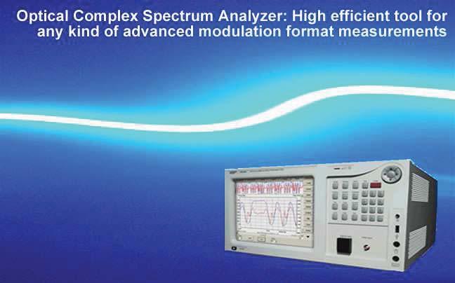 Optical Complex Spectrum Analyzer (OCSA) First version 24/11/2005 Last Update 05/06/2013 Distribution in the UK & Ireland Characterisation, Measurement & Analysis Lambda