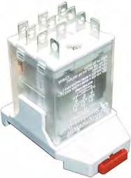 783 FULL FEATURED ICE CUBE STYLE POWER RELAY FEATURES FLAG INDICATOR: BI - POLAR L.E.D. STATUS LAMP: PUSH BUTTON: LOCK-DOWN DOOR: FINGER-GRIP COVER: I.D. TAG/WRITE LABEL: COVER ADAPTERS: BENEFITS SHOWS RELAY STATUS IN MANUAL OR POWERED CONDITION.