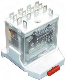 ICE CUBE STYLE POWER RELAY 4PDT, 15 AMPS c us File No. E43641 LISTED 367G IND. CONT. EQ.