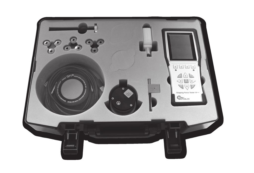 SMW-AUTOBLOK Gripping force tester GFT -X Wireless gripping force and speed measurement of jaw