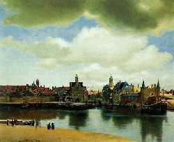 The camera obscura was used in the painting of this picture. It was painted about 1660 by Jan Vermeer.