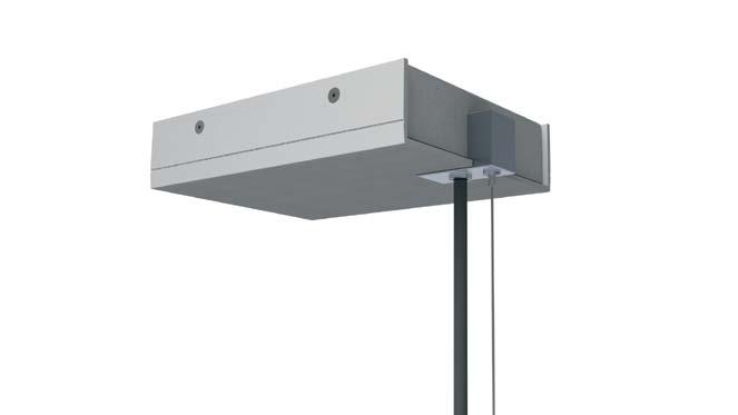 IN Vdc 115 24 W 21 Lm 1 /section Profile sections with LED Canopy Profile Extruded aluminium construction Anodized finish: black or silver Length: 1219 mm / [48 ] per unit,