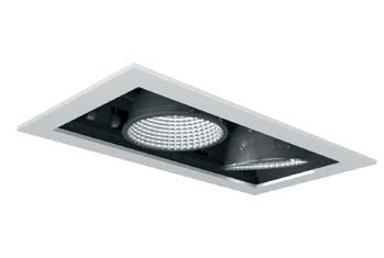 7 95 5.1 130 5.1 130 = available Triple LETO 1 The LETO 1 is a square recessed LED fixture. Designed to be architecturally pleasing, it is fully adjustable to 30.
