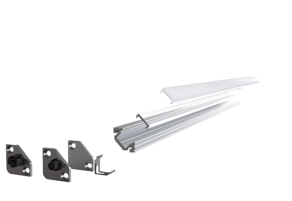188 LINEAR LIGHTING LINEAR LIGHTING 189 EXCALIBUR Profile: linear lighting 1 2 3 4 5 6 End caps (provided) Cap With Connector Hole part number 555-315-01 (female) 555-315-02 (male) Allows the