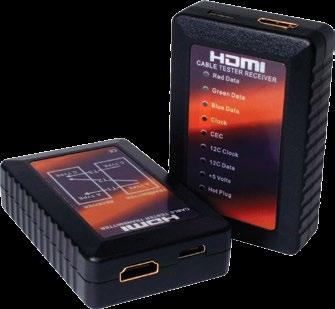 HDMI Cable Tester Ideal for continuity testing of HDMI A and Mini C cables Verifies HDMI cable