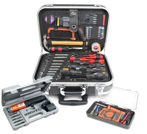 25pc Telecom Installer s Tool Kit Ideal for Network Installers and Field Engineers PVC zipper case with pallet 4pc Screwdriver Set: (Slotted: 5mm, 6mm) (Phillips: #1, #2) 2-in-1 Mini Screwdriver