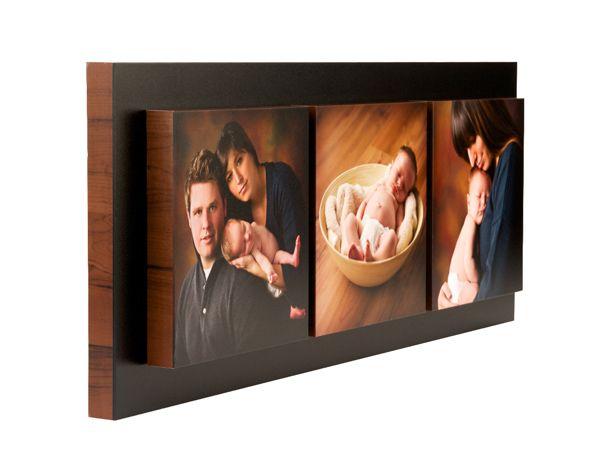 blocks Unique and eye-catching image blocks feature one or more metallic prints on 1 to 2 thick wood.