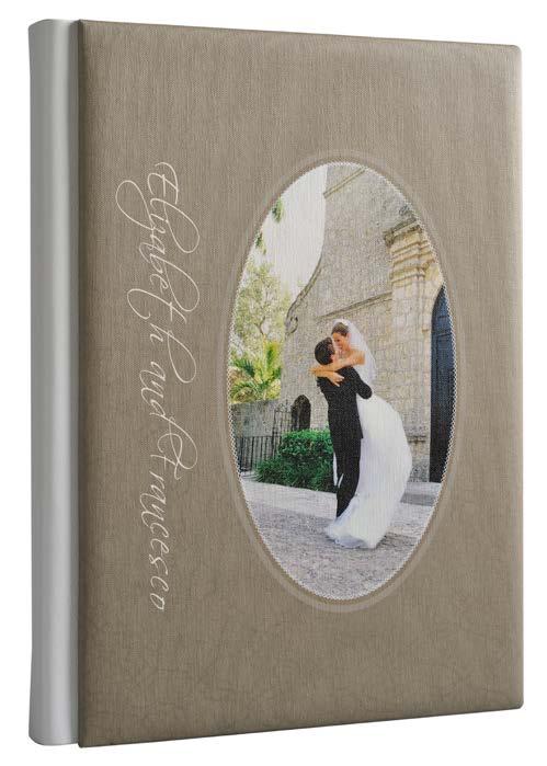 SPECIAL COVERS ITALY AVAILABLE IN: Photographic Album / Offset Album / Fine Art Album Elegant cover with a canvas effect reminiscent of classic albums of the past, made with special Cotton Canvas