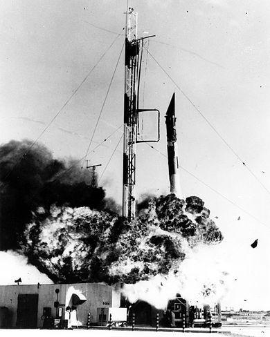 The US tried to launch a satellite in December of 1957. It failed and blow up on the launch pad.