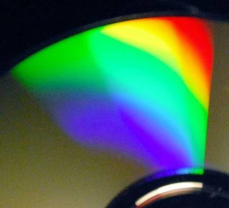 Here is the spectrum of an LED bulb. (Photo credit - Jason Morrison http://www.flickr.com/photos/jasonmorrison/3471835685/sizes/o/in/photostream/) This image was also obtained by using a spectroscope.
