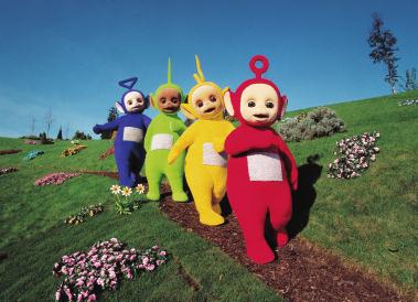 So ask your grandchild what they think is going to happen next. Dance Many episodes include the Teletubbies doing a dance.