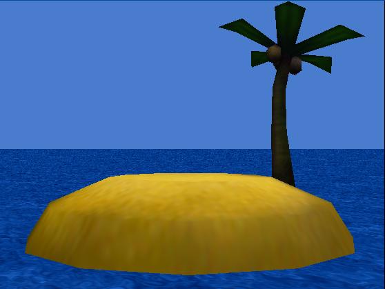 Adding objects to your world The island will take up most of your viewer, which will cause problems when we want to add