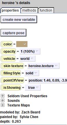 GetInBoat Method Now click on the properzes tab in the details pane