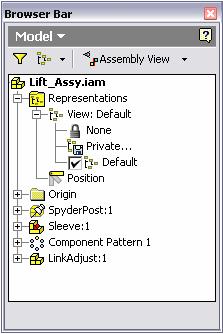 You build relationships between the components by adding assembly constraints between the parts.