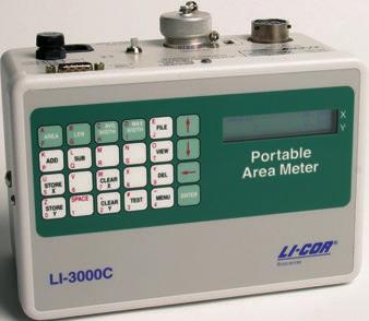 The LI-3000C provides a non-destructive, precise method to measure leaf area.