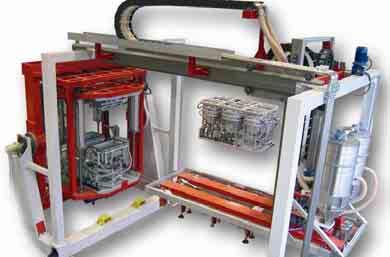 Leonardo Machine A fully automated rotomolding machine no operator!