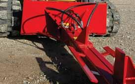 Skid Steer attachment Skid steer attachment models are designed for loaders with aux hydraulics. Operators split wood from controls mounted on the log splitter.