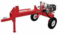 Self-contained wood splitters are powered by Honda engines. Available with 2-way and 4-way wedge.