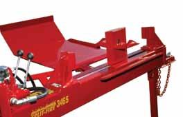 200 KNIFE HEIGHT (+/- ¼ ) 8 11 GPM low pressure 2.7 GPM high pressure RESERVOIR 12.5 L TIRE SIZE 4.80 x 8 * Rated tonnage comparable to 22 ton rated standard log splitters.