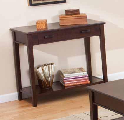 Stayton Occasional and Media Tables ~ Caffè Finish Beauty is in the details of this collection of living room tables.