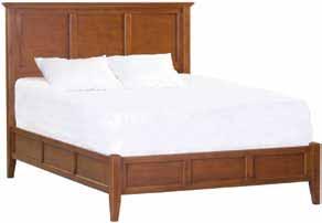 45"W x 3-1/2"D x 50-1/2"H Sold separately. Compatible with most Hollywood bed frames. 1357AF/AF McKenzie Full/Queen Headboard 66-1/4"W x 3-1/2"D x 55-1/2"H Sold separately.