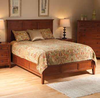 McKenzie Bedroom ~ Glazed Antique Cherry Finish Beautiful design and elegant details make for a striking combination in this collection made from solid American