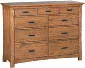 Top drawer front is hinged to open for