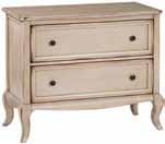 4506AFGMS 4508AFGMS Ambierle Living & Media Room - Available June 2014 Ambierle 2-Drawer Accent Table 20-1/4"W x 17-1/2"D x 32-1/4"H Two spacious drawers