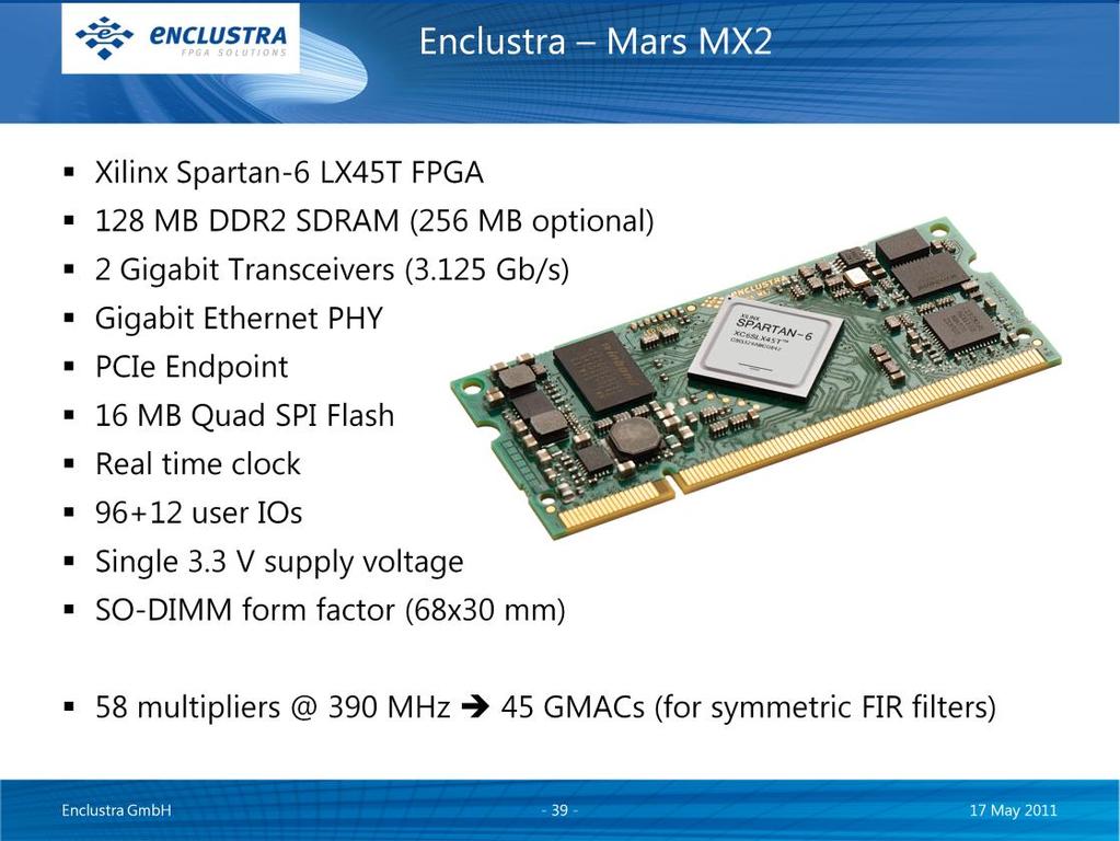 Enclustra - FPGA