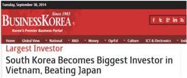 ĐẦU TƯ Việt Nam vẫn tiếp tục thu thút nhà đầu tư Hàn Quốc BÊN MUA BÊN BÁN Offshore 4% Korea 13% Singapore 8% Japan 6% Thailand Taiwan 4% 2% Domestic 63% Domestic Công ty trong nước Hong Hồng Kong