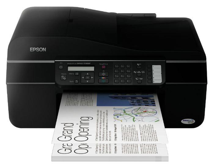 Epson All-in-one for the home and the office Epson Stylus Office BX300F Print, scan and copy at home or in the office Print up to 31ppm in draft quality Cost effective individual inks from 9.