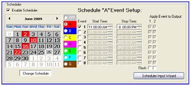 A time group is denoted by the letters A to G and each group can have up to eight events. Only one time group can be used on a particular day. To set a manual entry: 1.