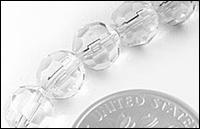 SBRF-CC6: Ø6mm Round Faceted Clear Crystal