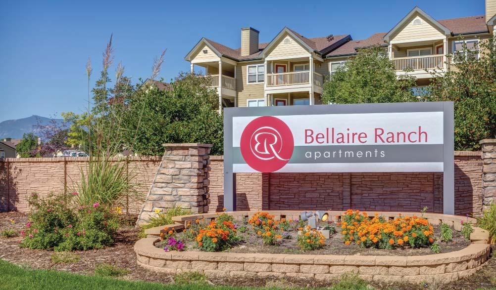 INVESTMENT CASE STUDY BELLAIRE RANCH APARTMENTS Colorado Springs, Colorado 240 Units Built in 2003 Date Acquired: June-10 Date Recapitalized: April-15 Purchase Price: $19,000,000 Recapitalization