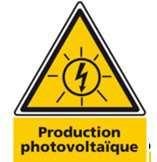 It is important to affix a descriptive label indicating the connection of a photovoltaic