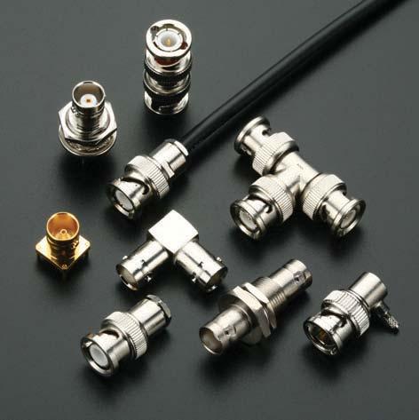 BNC Connectors BNC Coaxial Connectors - BNC Series RF Coaxial Connectors BNC series are the most widely used bayonet lock coaxial connectors with 50 ohm and 75 ohm impedances.