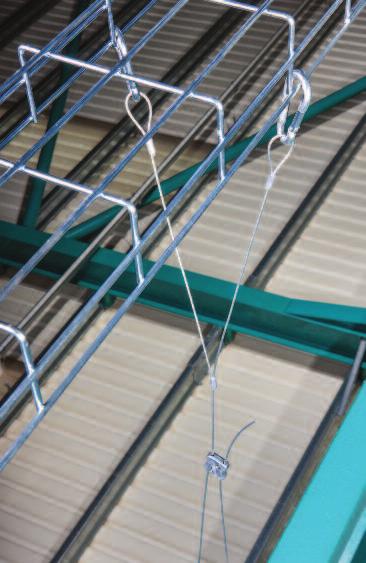 of the features that combine to produce fast and efficient installation when used in conjunction with our galvanised steel wire rope.