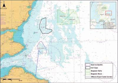 Other Offshore Wind Farms in the Region In addition to Neart na Gaoithe, three other offshore wind farms are proposed off the Angus coast.
