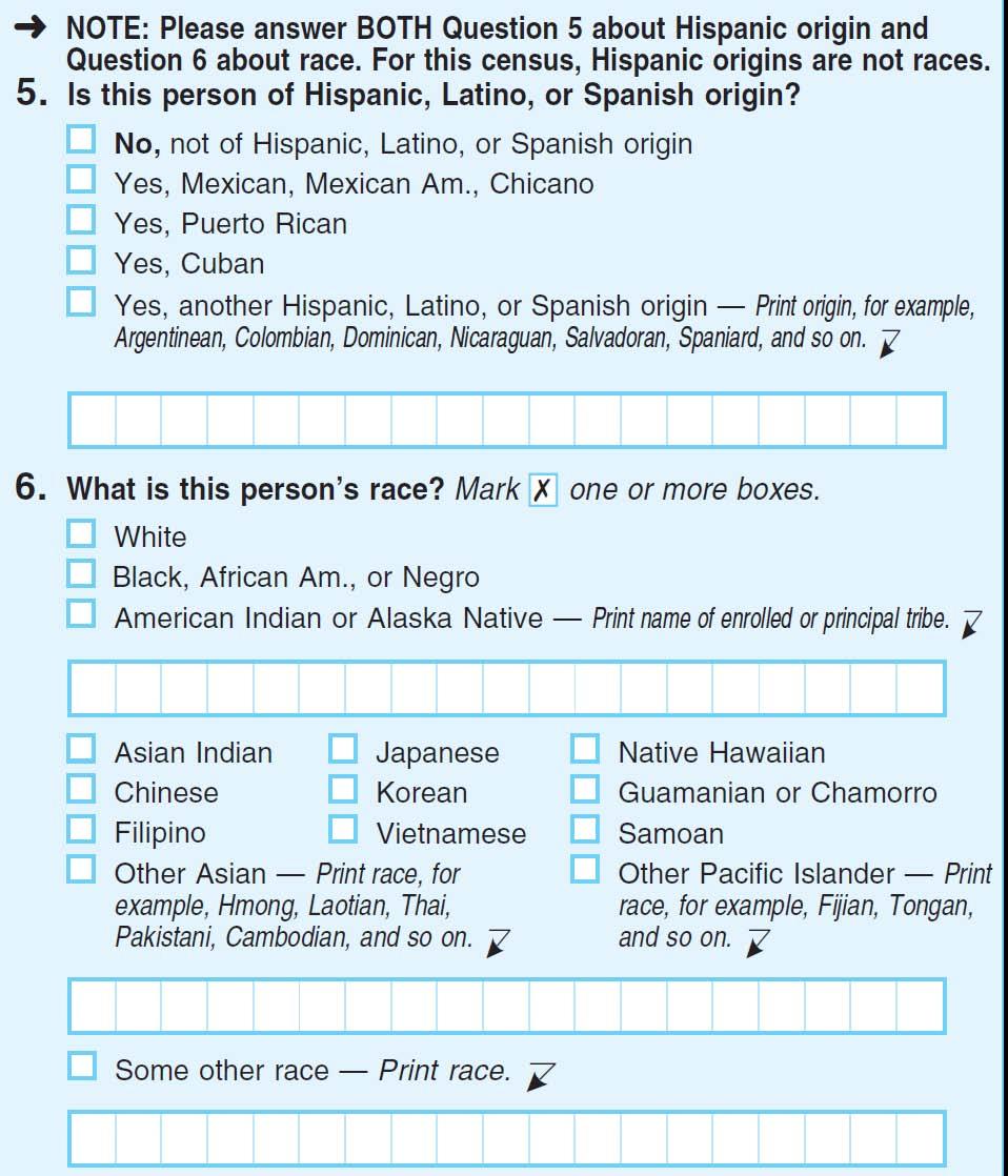 The 2010 Census Questionnaire Short Form Only 10 minutes to complete Questions