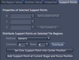 Focus Strategies Support Points Create a Tile Region in Tiles window & select the tab Support