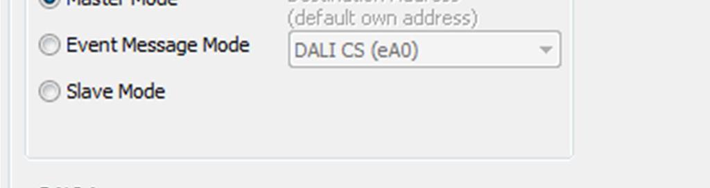 be changed and a DALI address can be assigend to the device. This DALI address can be used for querying sensor values.
