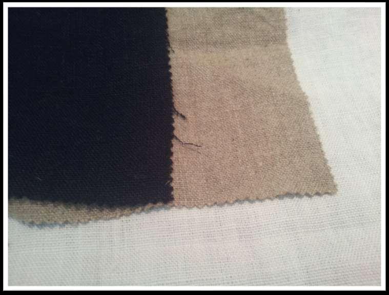 JE715W (See also JE88 similar) Plain Weave 100% Linen Black, Natural, Oyster
