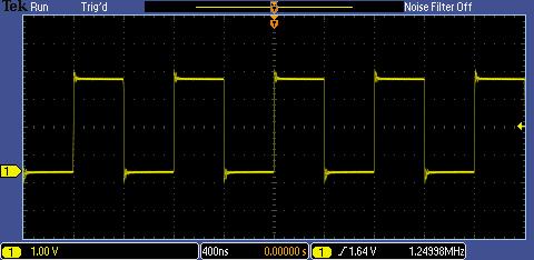 d. Using the display s graticule, measure the following: 1. peak-to-peak voltage = 4 div x 1 V/div = 4 V 2.